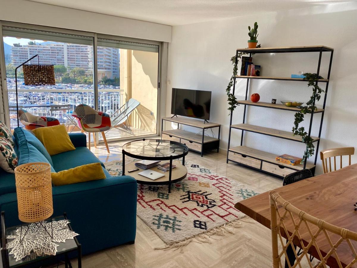 Appartement Lumineux 6 Places Avec Vue Sur Marina Mandelieu Exteriör bild